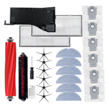 25PCS Main Side Brushes Hepa Filters Dust Bags Mop Pads for S7 MaxV Ultra / S7 Pro Ultra Vacuum Cleaner Parts