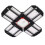 LED Garage Lights with 12 Adjustable Panels, E26/E27 6500K Deformable Ceiling Lighting 1