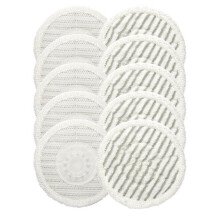 10 Pack Replacement Steam Mop Pads for S7000 S7201 S8001, Washable, Reliable Steam and Scrub Pads for All Floors