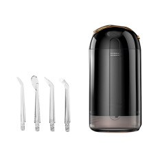 Water Flosser for Teeth,Portable  Water Flosser, Cordless Water Teeth Cleaner Picks with Telescopic Water Tank Black