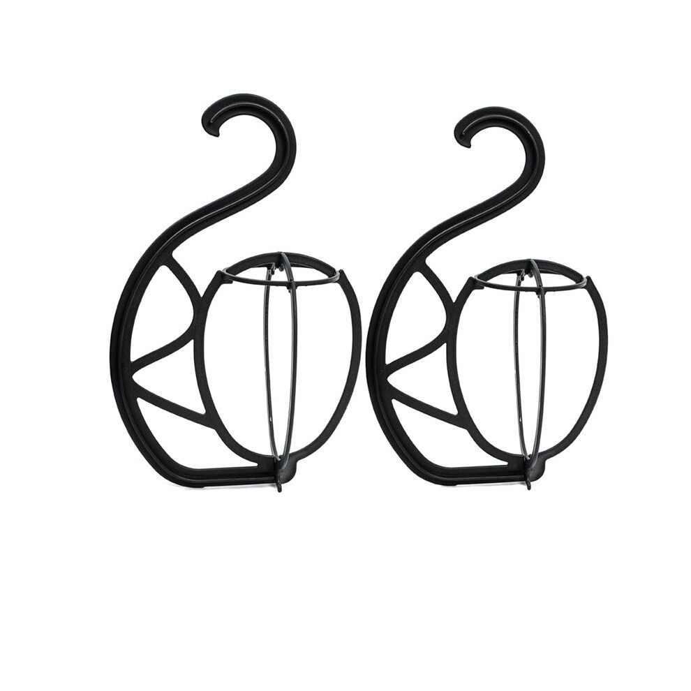 Unisex 2 Pack Wig Hanger Portable Hanging Wig Stand, Wig Hanger Holder For Multiple Wigs And Hats Foldabe Wig Holder