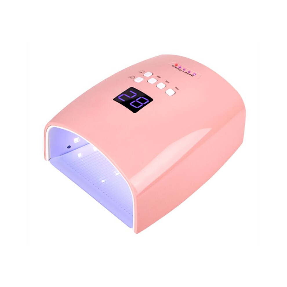 Rechargeable UV LED Nail Lamp 66W Lamp for Manicure with LCD Screen 4 Timer Settings Nail Art Manicure Tools EU PLUG,B