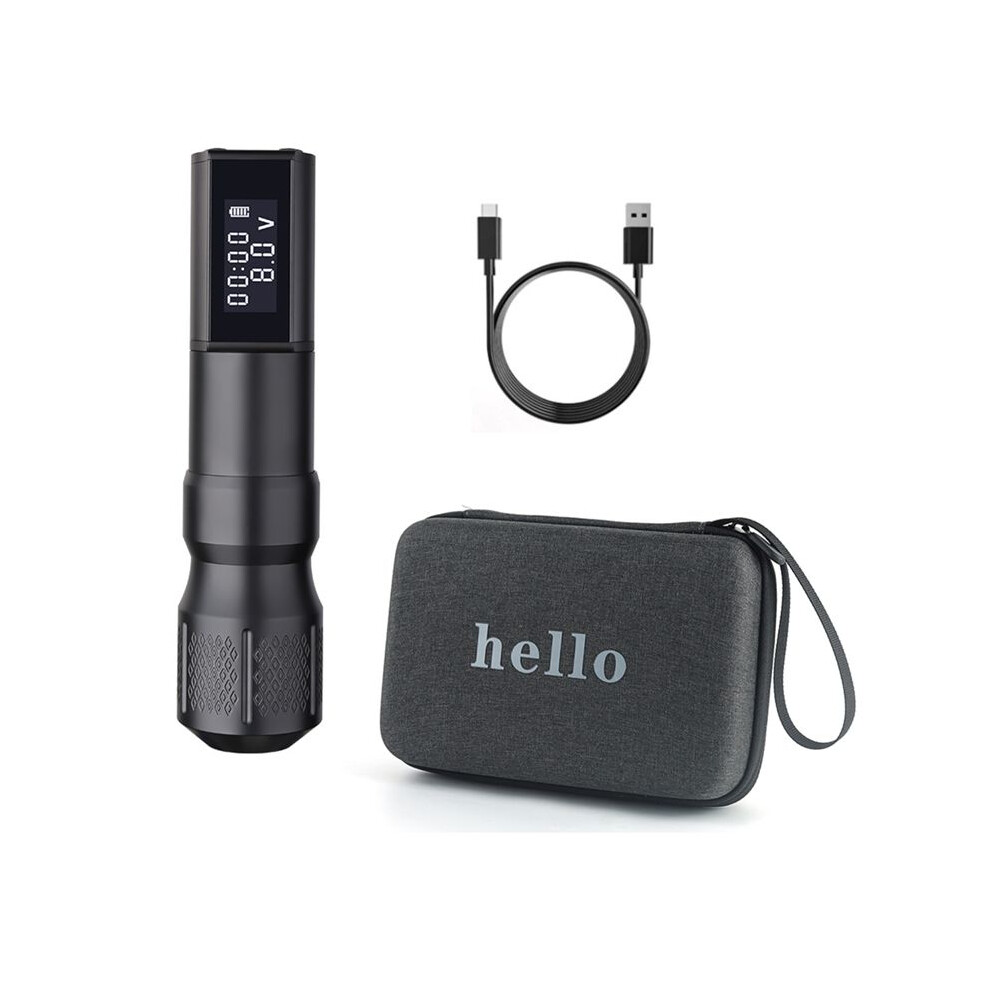 Wireless Tattoo Machine Pen 1800mAh Battery 3.5mm Stroke Body Permanent Makeup Tattoo
