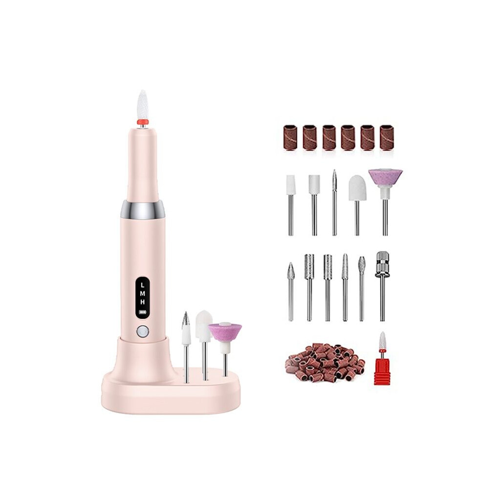 Electric Nail Polisher Drill Bits Professional Nails Grinding Polishing Removal Art Sanding File Pen Manicure Machine,B