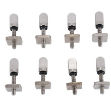 8Pcs Vis D'Aileron, Vis D'Aileron de Planche de Surf en Acier Inoxydable Vis D'Aileron de Pouce Accessoires de Surf pour Longboard Paddleboard