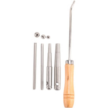Trumpet Elbow Repair Horn Maintenance Wrench with Solid Wood Handle Trumpet Mouth Tools for Trumpet French Horn