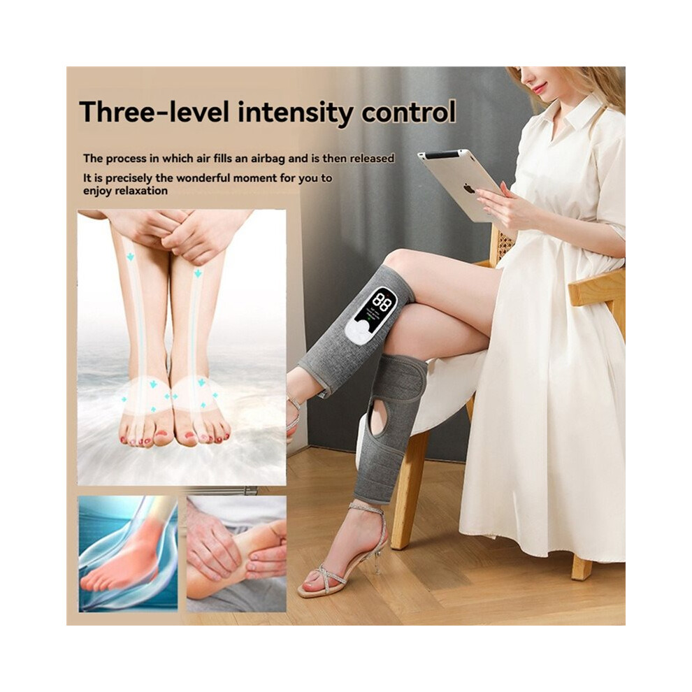 2set Air Pressure Calf Massager 3 Modes Electric Airbag Compression Leg Massager Calf Foot Massager Relax Leg