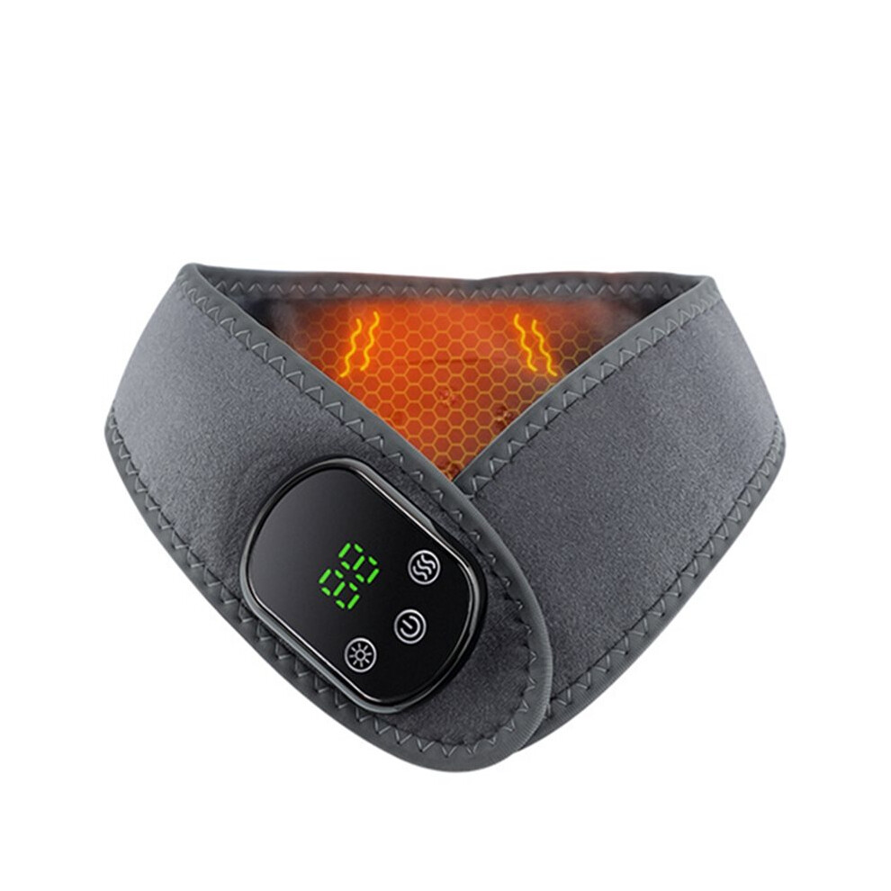 Electric Heated Neck Brace Wrap 5 Levels Temperature Adjust Hot Compress Neck Massager Thermal Warmer Heating Pad