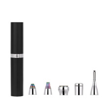 5-in-1 Electric Lipstick Shaver Rechargeable Home Eyebrow Trimmer Underarm & Nose Hair Trimmer File & Buffing Tool