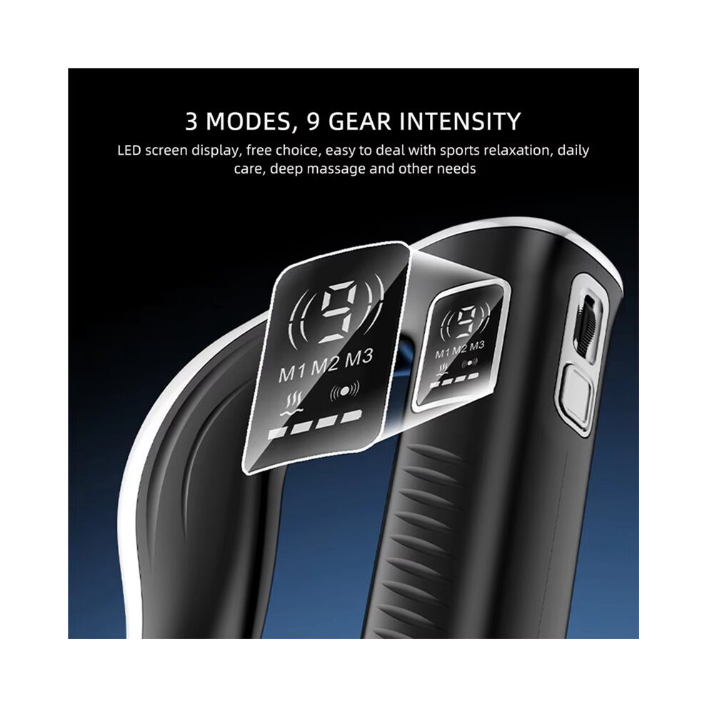Electric Fascia Massager Body Massage Muscle Scraper Fitness Fascia Knife Vibration Muscle Relaxation Body Lifting A