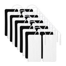 TENS Unit Replacement Pads 20 Pcs 2" X 4" Electrode Patches with Self-Adhesive Reusable 35 Times for Electrotherapy