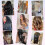 18 Presilhas de Cabelo com Fio Brilhante, 52 cm (20,5 Polegadas), Acessórios de Cabelo Deslumbrantes para Festas com Efeito Arco-Íris 5