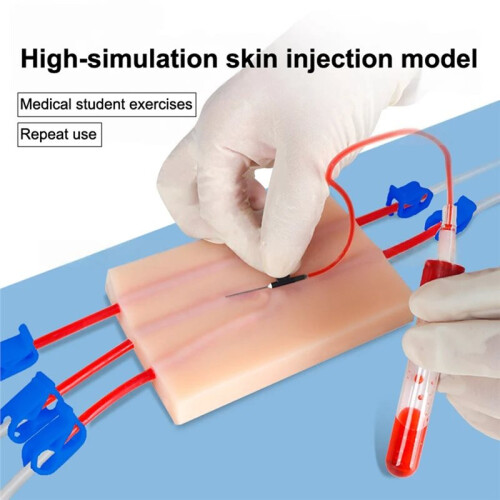 Venipuncture Injection Practice Pad for Students and Nurses Durable, Portable Suture Training Model 1