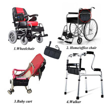 Wheelchair Armrest Storage Bag, Side Bags to Hang Side with Waterproof Black Walker Storage Pouches for Baby Cart