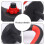 Adjustable Kettlebell Handle for Plates Weights, Multifunctional Kettlebell Grip for Dumbbell Kettlebell Push 5