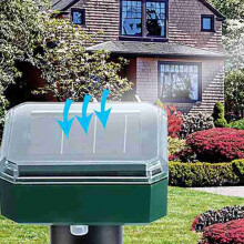 Repelente de VibracióN UltrasóNico Solar para Exteriores de 8 Piezas, Repelente de Serpientes, Repelente de Serpientes ElectróNico, para JardíN,