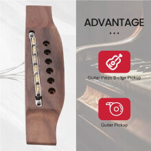 Piezo Steg Pickup für Akustik Gitarre mit der KöRnigkeit Einer Elektrische Gitarre für ZubehöR für Akustik Gitarren Instrumente