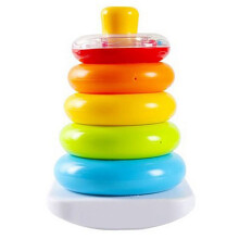 Brinquedos para BebêS 6 12 Meses AnéIs EmpilháVeis Arco-íRis Brinquedos de Desenvolvimento Inicial para BebêS Brinquedos de Bebê Menino