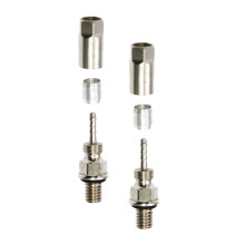 2 Sets Fiets Hydraulische Rem Rechte Verbinding voor AVID Formula , Hydraulische Slang Adapters Connector Insert