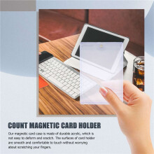24 Count Magnetic Card Holder 35Pt for Trading Cards, Baseball Card Protector Case Magnet Top Loaders for Sports Cards