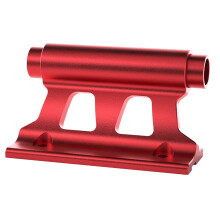 MTB Voorvorkbevestiging Quick Release Vorkbevestiging Vrachtwagen Fietsendrager Vaste Clip Bagagerek met Steekas Rood