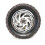 Roda Completa de Pneu de Scooter de 10 Polegadas Sem Câmara com Cubo Universal para 10X3.0 255X80 Pneus de Scooter, Pneus Off-Road 1