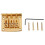 3 String Guitar  String Bridge Bridge Pull String Hard Tail Guitar Bridge Tail 3 String Guitar Replacement Gold 1