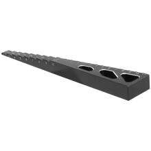 RC Model Car Metal Ride Height Droop Gauge Adjuster Ruler Measuring Tool for 1/8 1/10 1/12 RC Car,Black