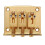 3 String Guitar  String Bridge Bridge Pull String Hard Tail Guitar Bridge Tail 3 String Guitar Replacement Gold 3