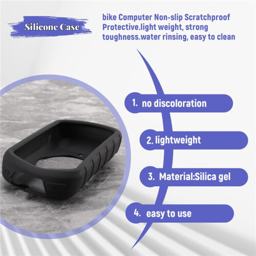 Silicone Case Cover for   830 GPS Cycling Computer System Protective Case Non-Slip Scratchproof Protective Soft Cover Shell 2