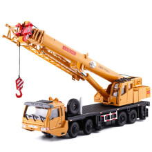 1:55 Mega Lifter Alloy Diecast Modell mit 4 Vorderrad Lenkung GestäNge 360 Grad Drehen Arbeit BüHnen Kran Kinder Geschenke