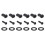 6 Pieces Guitar String Tuning Pegs Keys 3 Left 3 Right Guitar Machine Heads Knobs with Strap Button Locks Picks and Guitar String Winder (Black) 5