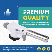 Torch Flame Gun Portable BBQ Heating Ignition Butane Camping Welding Gas Torch