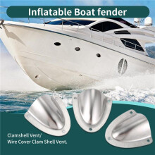 5 PCS Marine Grade Stainless Steel Large Vent Clam-Shell for Yacht Boat Sailing Ship Accessory Marine Hardware