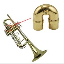 Golden Premium Copper Trumpet Elbow Tube Assembly for Trumpet Replacement Accessories