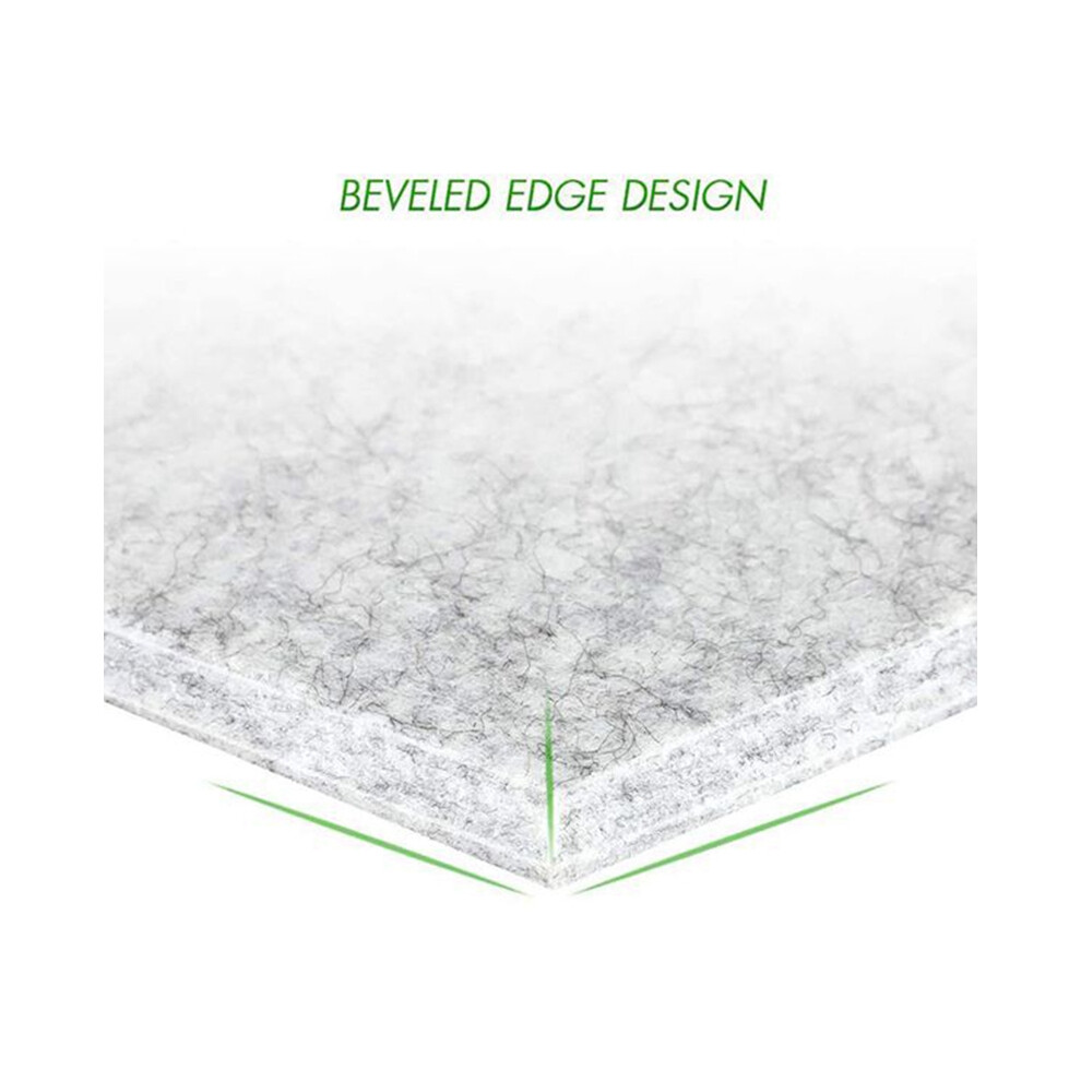 12 Pcs Hexagon Acoustic Panels Beveled Sound Proof Foam Panels,Sound Proofing Padding,Acoustic Treatment For Studio 4711833475229
