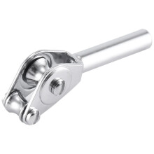 5mm Fishing Rod Tip Stainless Steel Roller Rod Tip Guide Fishing Trolling Tackle Accessory for Sea Boat Fishing Trolling