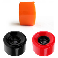 Arrival DIY 83mm Skateboard Wheel for SHR78A Orange Color PU Wheels Soft Resistant Longboard Wheels