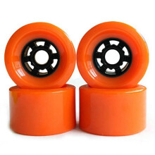 ArrivéE Bricolage 83Mm Roue de Planche à Roulettes pour SHR78A Couleur Orange Roues en PU Roues de Longboard Souples et RéSistantes