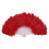 Donna ventaglio della piuma 1920  BURLESQUE Costume ACCESSORIO - Rosso 1