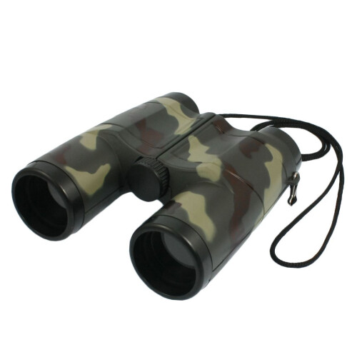 Télescope binoculaire objectif 4X 31mm modèle de camouflage pour l'enfant & lanière