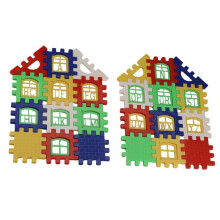 24 STUKS Kinderen Puzzel Plastic Letter Bouwstenen Huis Speelgoed