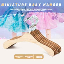10pcs Wooden Hanger for 1/4 BJD Dolls