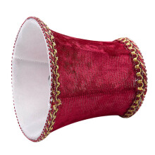 E14 Paralume Fatto A Mano per Lampada da Parete Moderna Stile Europeo, Lampada di Cristallo, Lampada A Candela, Lampada da Tavolo con Flanella Decor -