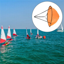 Downwind Wind Sail Kit 42 inches Kayak Canoe Accessories, Easy Setup & Deploys Quickly, Compact & Portable
