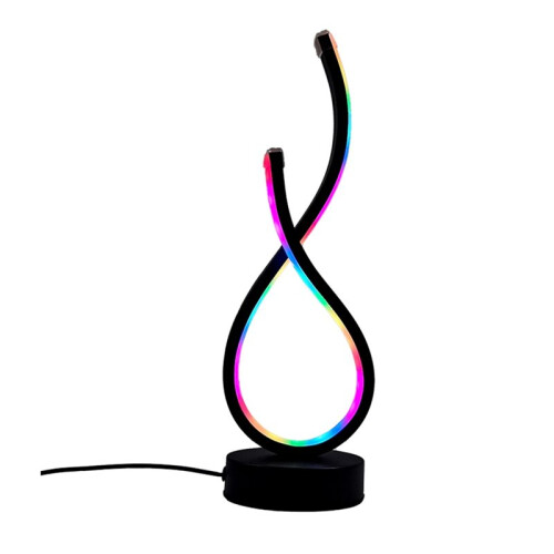 Lampe de Bureau LED Moderne avec Alimentation USB, Éclairage Réglable et Commande par Bouton, 36 Modes de Couleur RVB