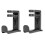 2Pcs No Punch 360 Degree Rotating Table Clip Hook Headphone Holder Miscellaneous Storage Hanging 1