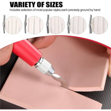 Linocut Carving Tools - Linoleum Cutter Kit with 6 Blades for Block Printing, Stamp Making Carving, Linocut Kit