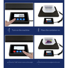 200kg High Accuracy Postal Scale Hold/Tare Function Digital Shipping Postal Scale for Packages Postage Luggage Mailing