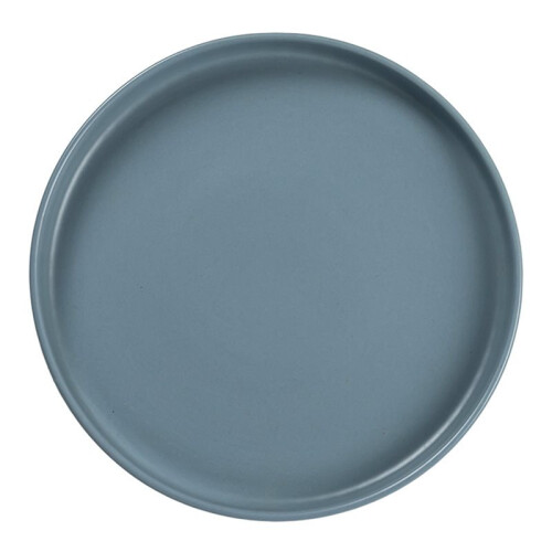 Glazed Stoneware Dinner Plates, Ceramic 3-Piece Set, Microwave and Dishwasher-Safe